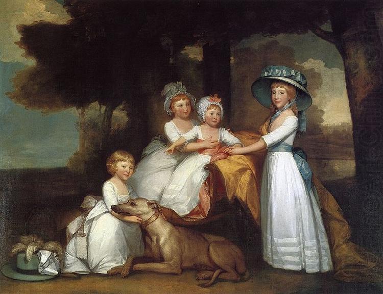 Gilbert Stuart The Children of the Second Duke of Northumberland by Gilbert Stuart china oil painting image